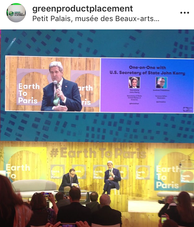 John Kerry at Earth to Paris